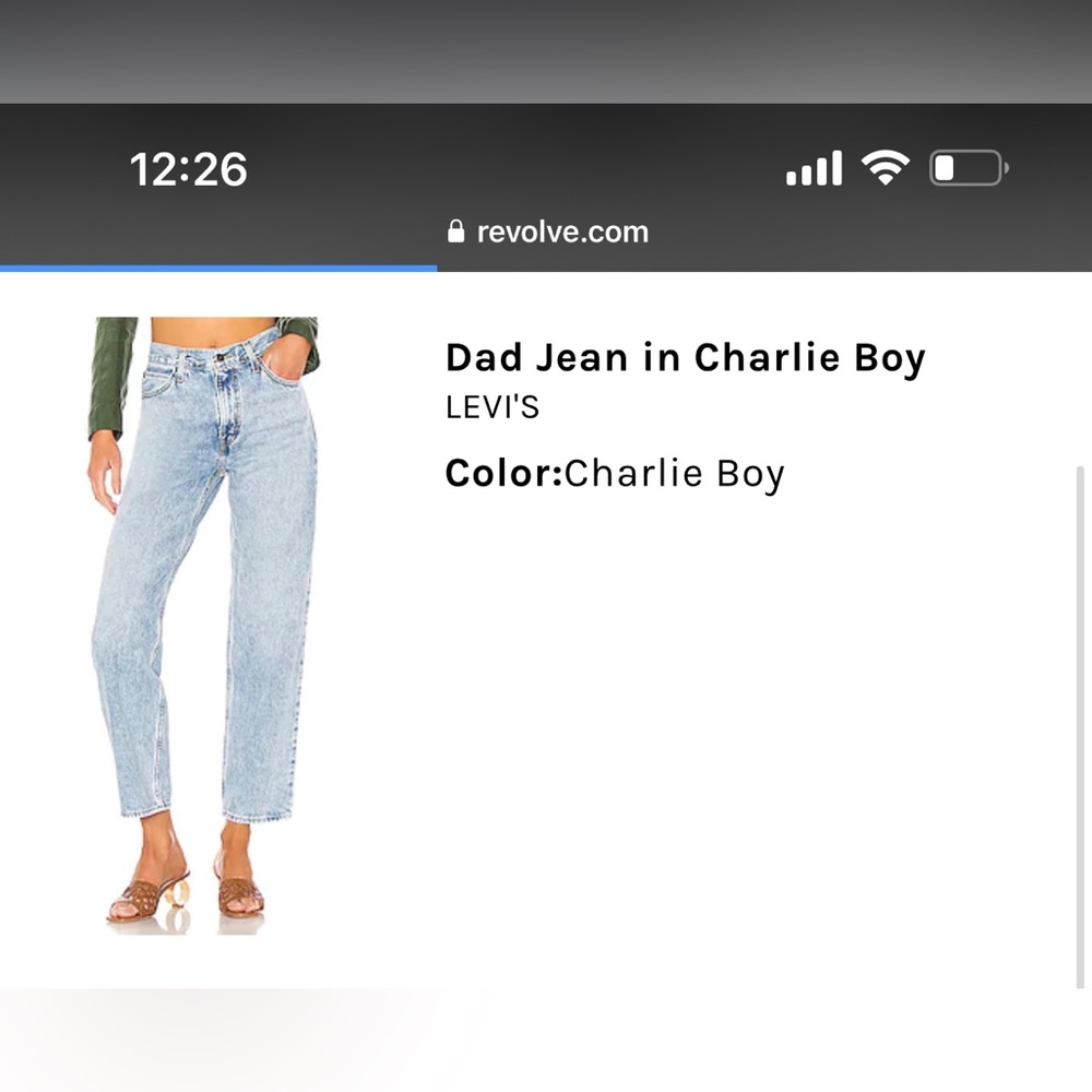 Revolve Levi Dad Jean